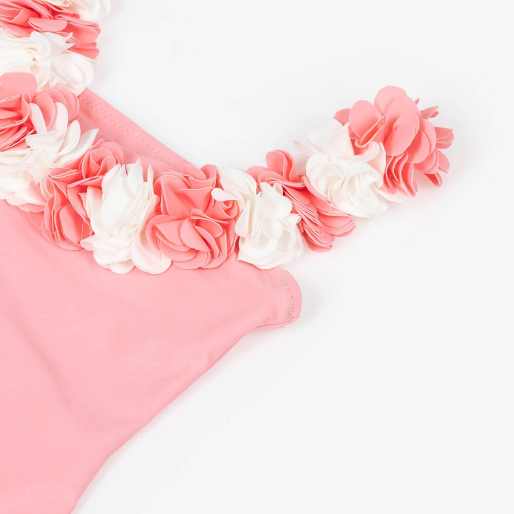 Shade Critters-طقم مايوه وسارونغ لون زهري (+UPF50) | Childrensalon