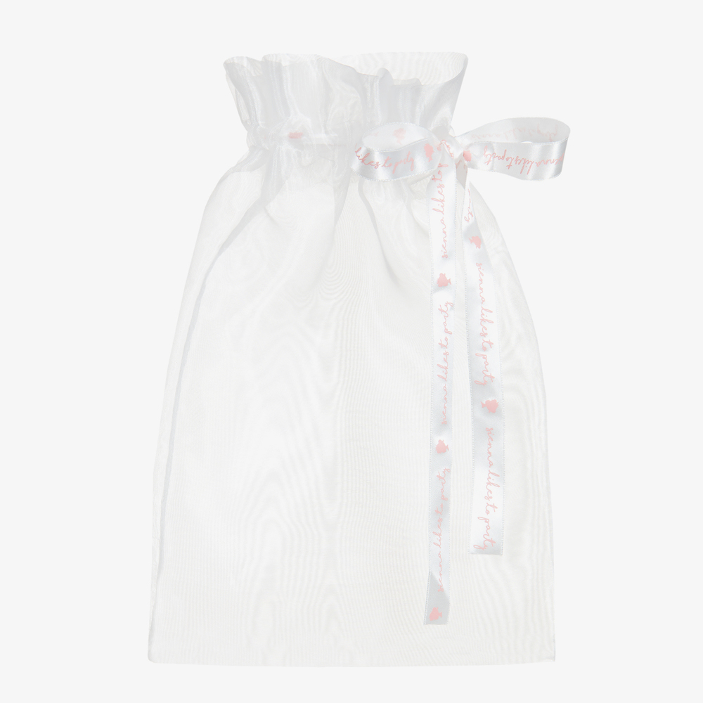 Sienna Likes To Party-Ivory Beaded Flower Hairband | Childrensalon