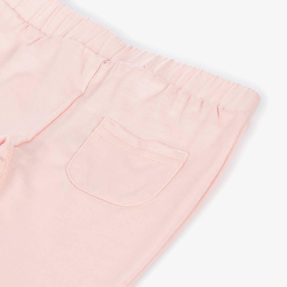 Smalls Merino-Baby Girls Pink ZQ Merino Wool Thermal Joggers | Childrensalon