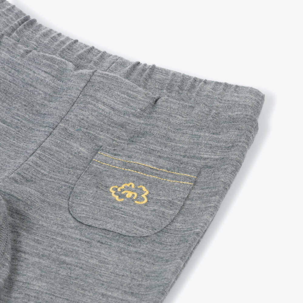 Smalls Merino-Baby ZQ Merino Wool Thermal Joggers in Grey | Childrensalon