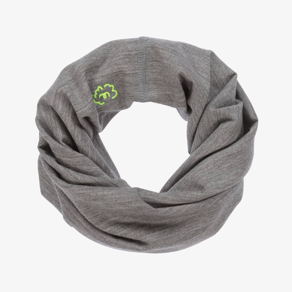 Smalls Merino-سنود صوف مارينو محبوك لون رمادي مونس | Childrensalon