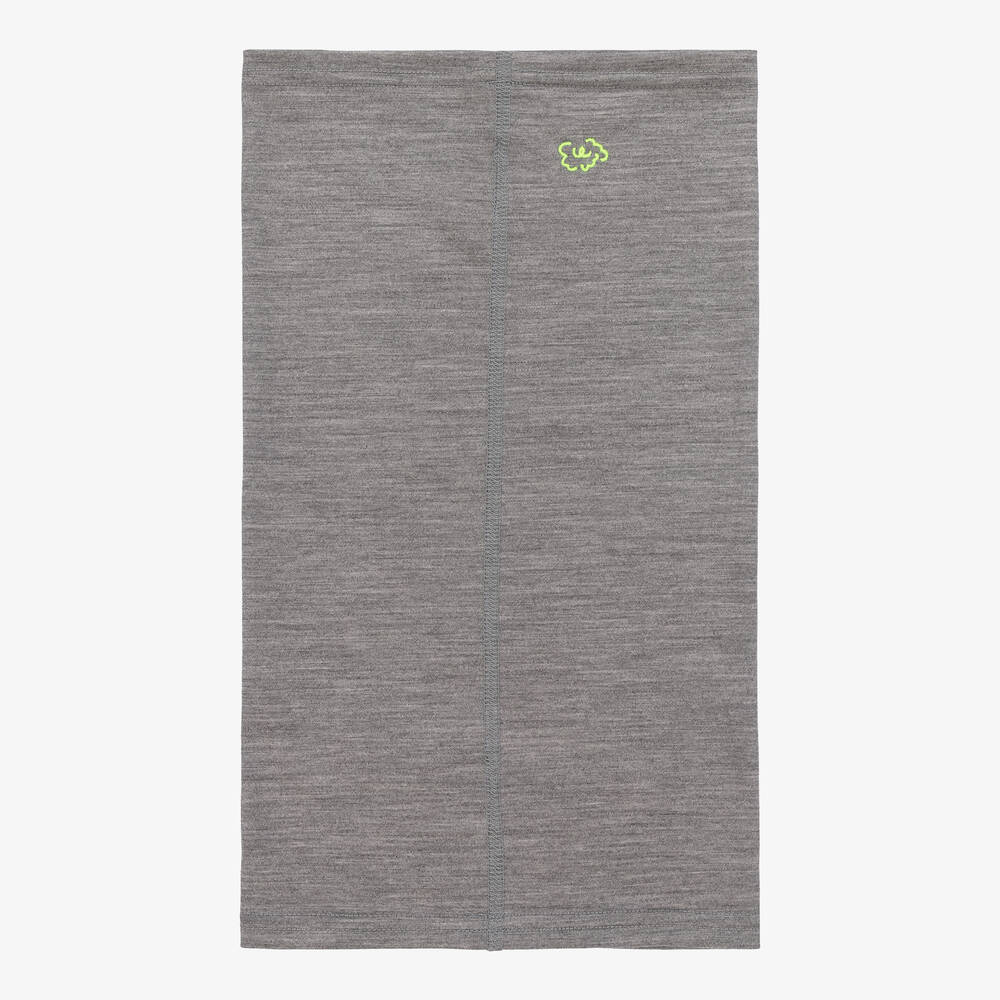 Smalls Merino-Grey Marl ZQ Merino Wool Snood | Childrensalon