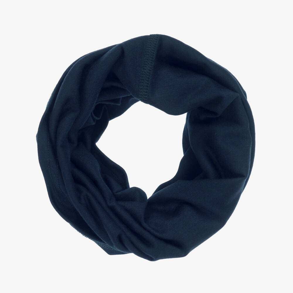 Smalls Merino-Синий снуд из мериносовой шерсти | Childrensalon