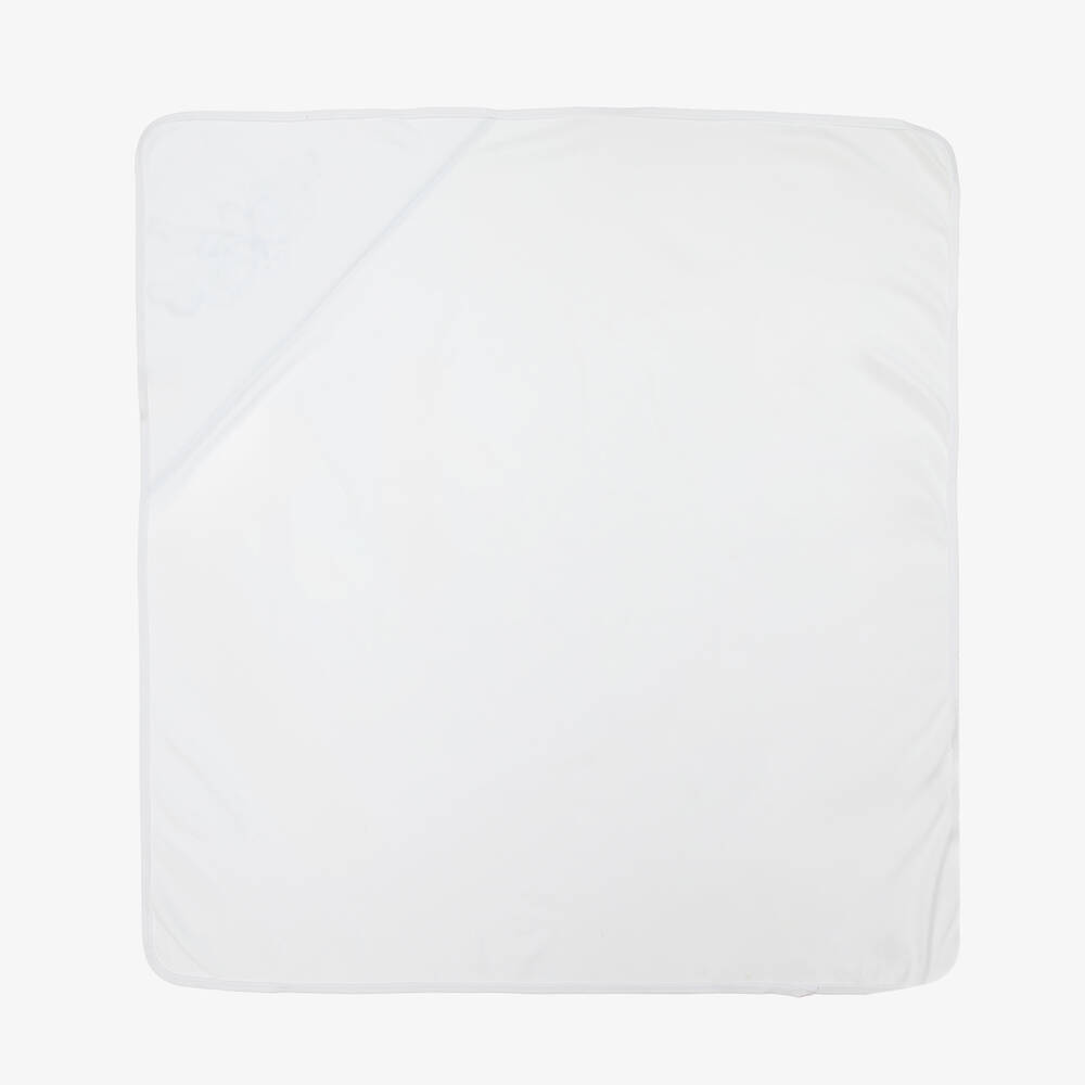 Sofija-Baby Boys White Blanket & Hat Gift Set | Childrensalon