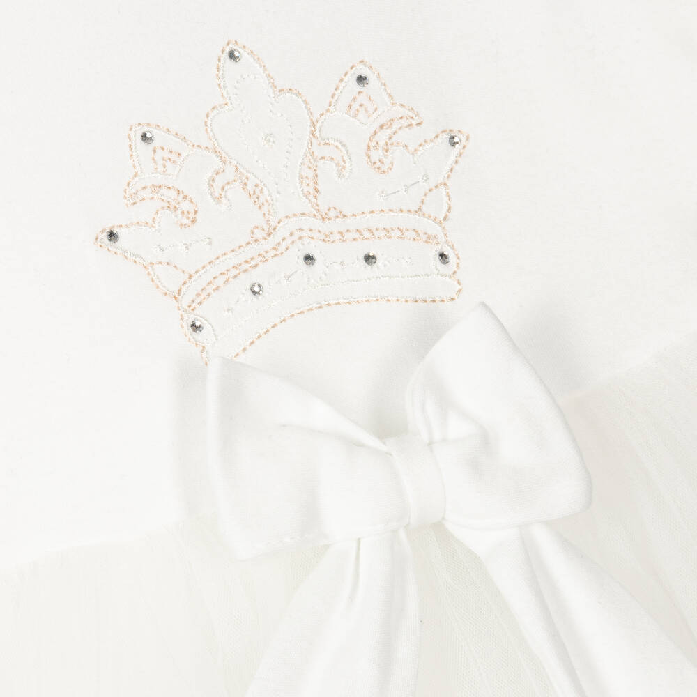 Sofija-Кремовое платье-пачка для девочек | Childrensalon