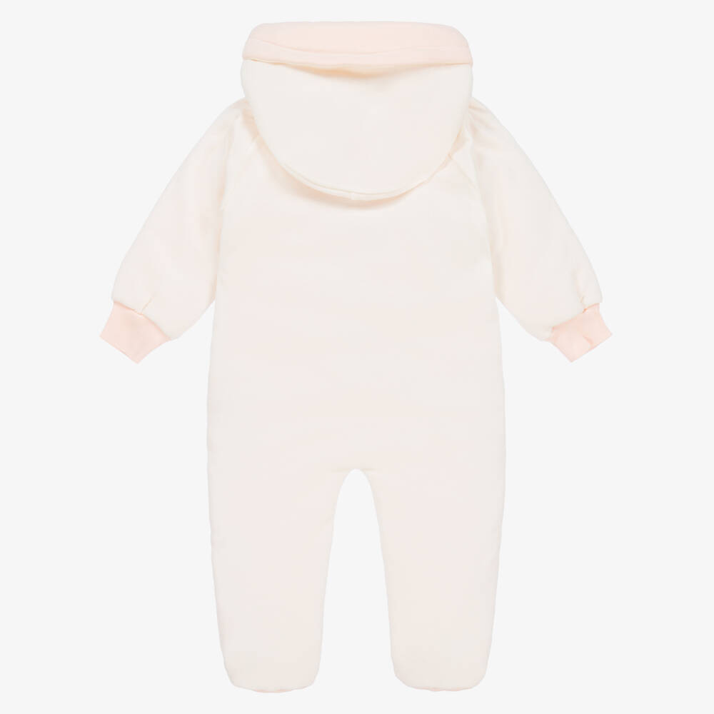 Sofija-أفرول للخروج قطن لون زهري للمولودات | Childrensalon