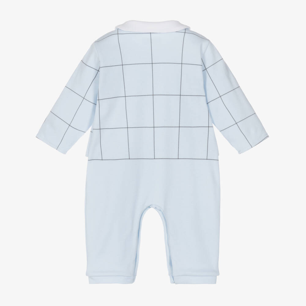 Sofija-Blue Babygrow with Bow Tie | Childrensalon