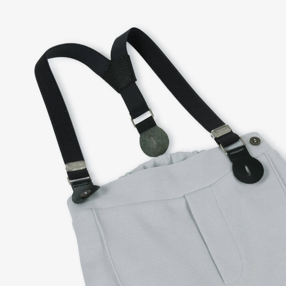 Sofija-بدلة جيليه قطن لون رمادي للمواليد | Childrensalon