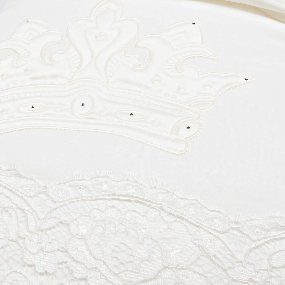 Sofija-Ivory Cotton Baby Nest (64cm) | Childrensalon