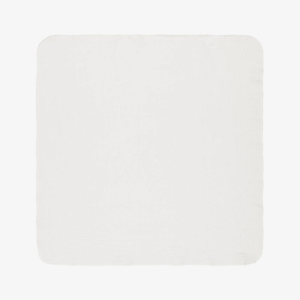 Sofija-قماش موسلين بطبعة وحيد القرن قطن لون عاجي (عدد 2) | Childrensalon