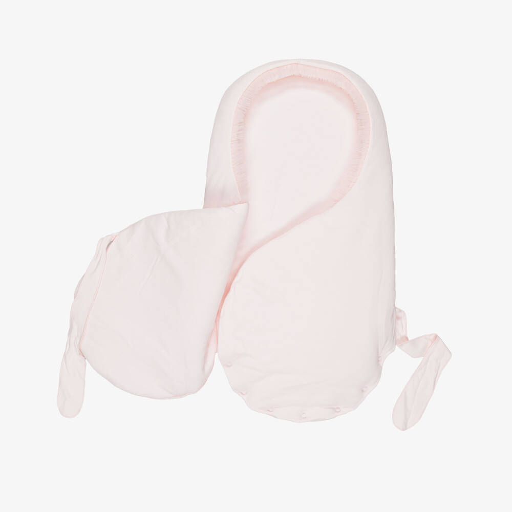 Sofija-Pink Cotton Bunny Rabbit Padded Nest (68cm) | Childrensalon