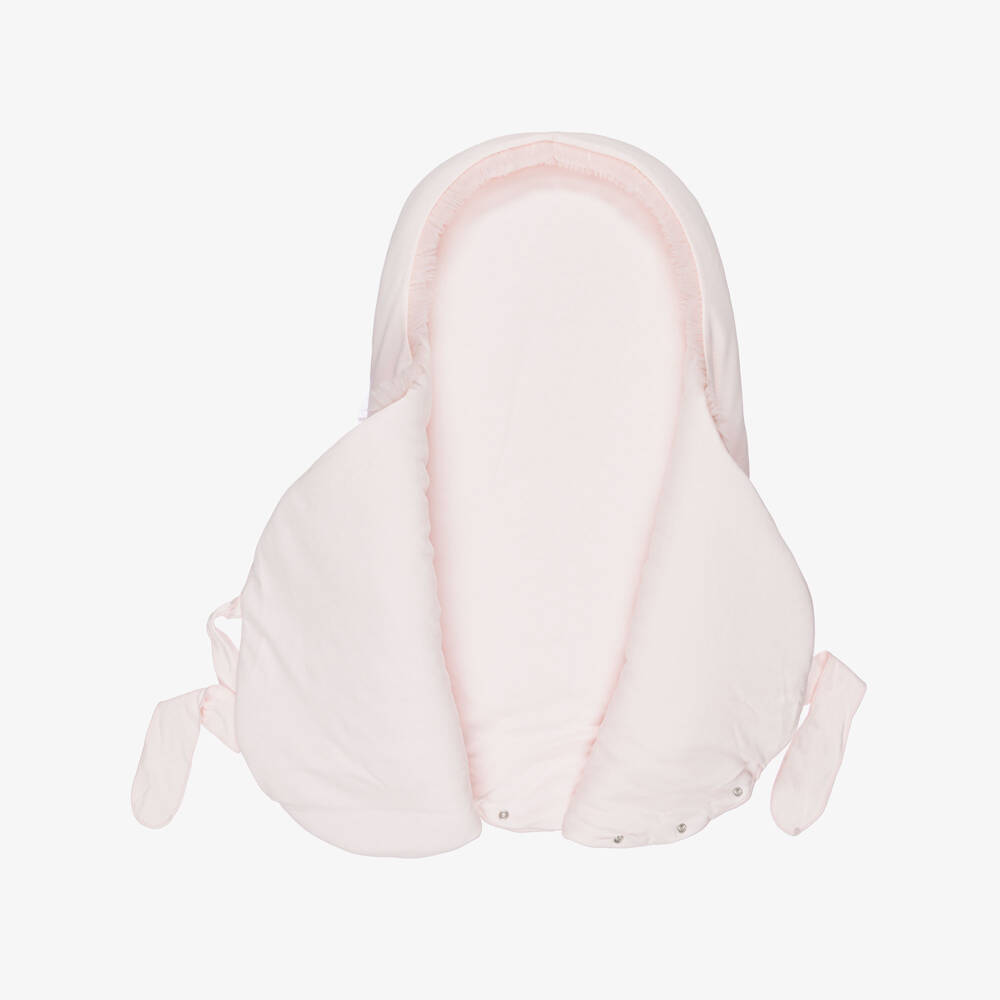 Sofija-Pink Cotton Bunny Rabbit Padded Nest (68cm) | Childrensalon