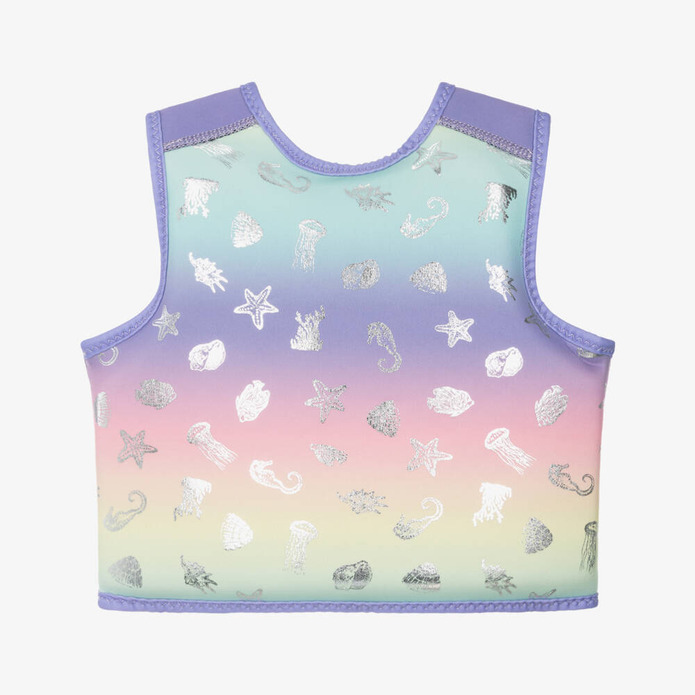 Soli Swim-Multicoloured Sea Creatures Swimming Float Vest | Childrensalon