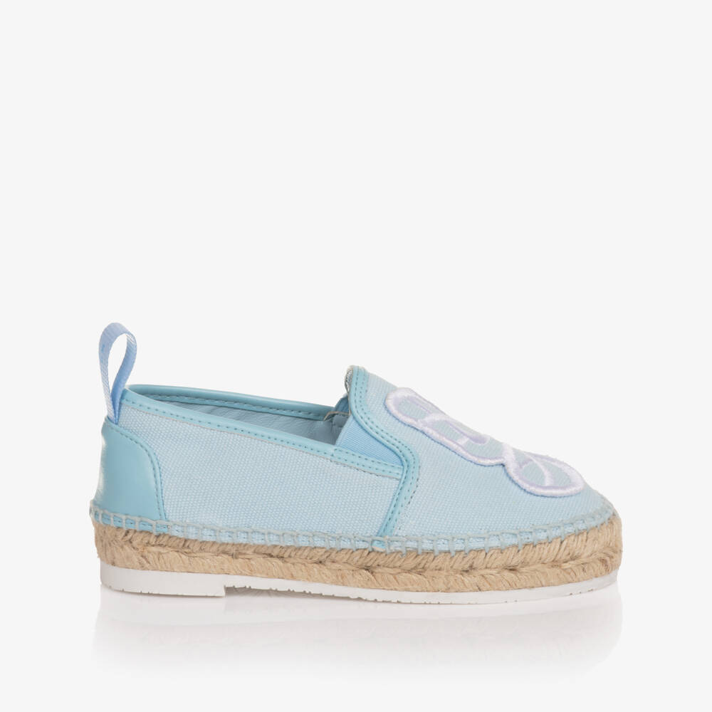 Sophia Webster Mini-Эспадрильи голубые с бабочкой для девочек | Childrensalon