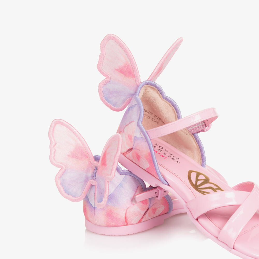 Sophia Webster Girls Amora Sandals in Pink