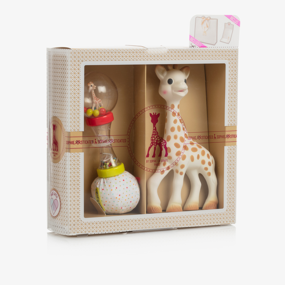 Sophie la Girafe-Baby Rattle Giraffe Gift Set | Childrensalon