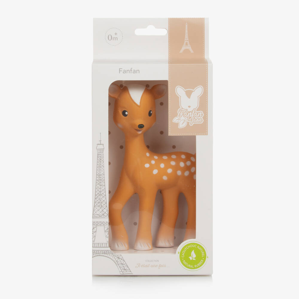 Sophie la Girafe-لعبة عضّاضة مطاط علي شكل غزال صغير (15 سم) | Childrensalon