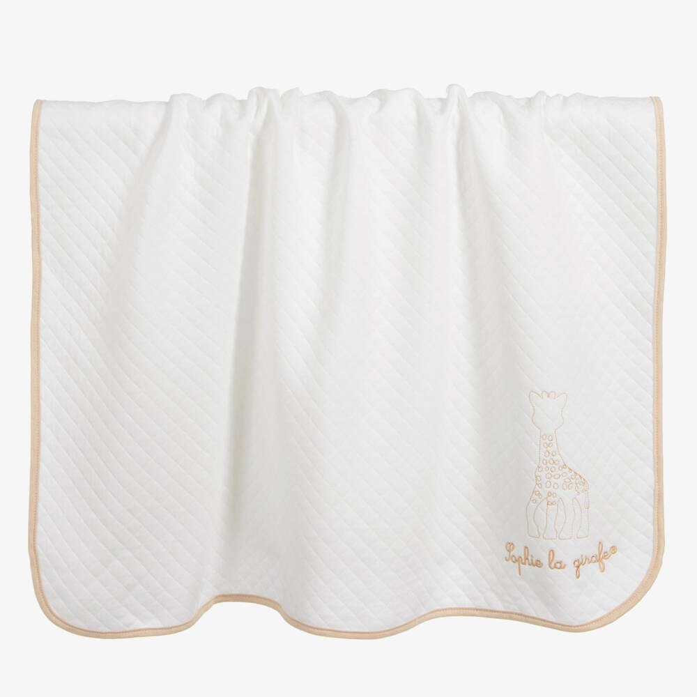 Sophie la Girafe-Ivory Organic Cotton Blanket Gift Set | Childrensalon