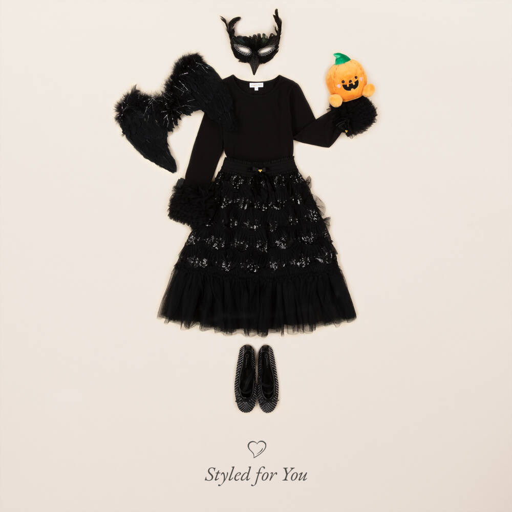 Souza-Black Feather Bird Mask | Childrensalon