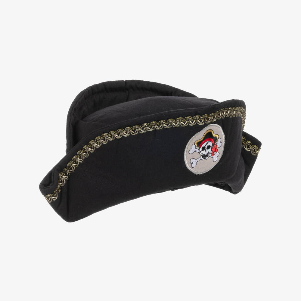 Souza-Boys Black Canvas Pirate Costume Hat | Childrensalon