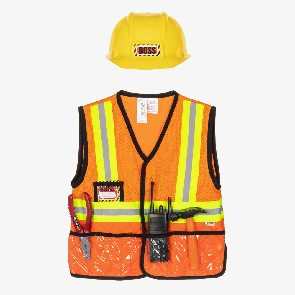 Souza-Boys Orange Construction Worker Costume Set | Childrensalon