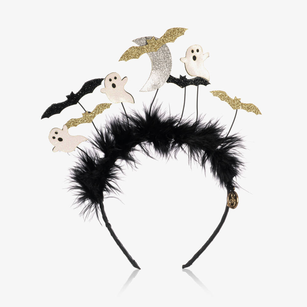 Souza-Girls Black Bat & Ghost Tiara Hairband | Childrensalon