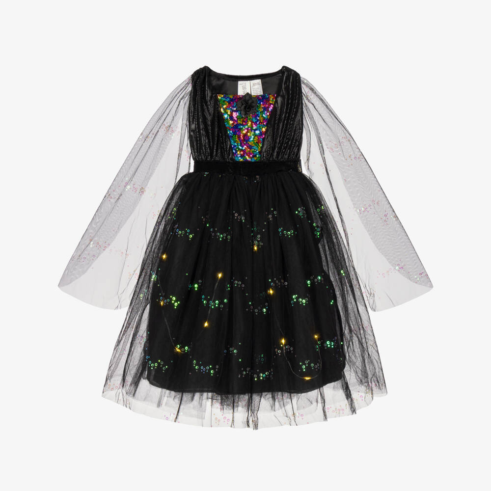 Souza-Girls Black Light-Up Witch Costume | Childrensalon