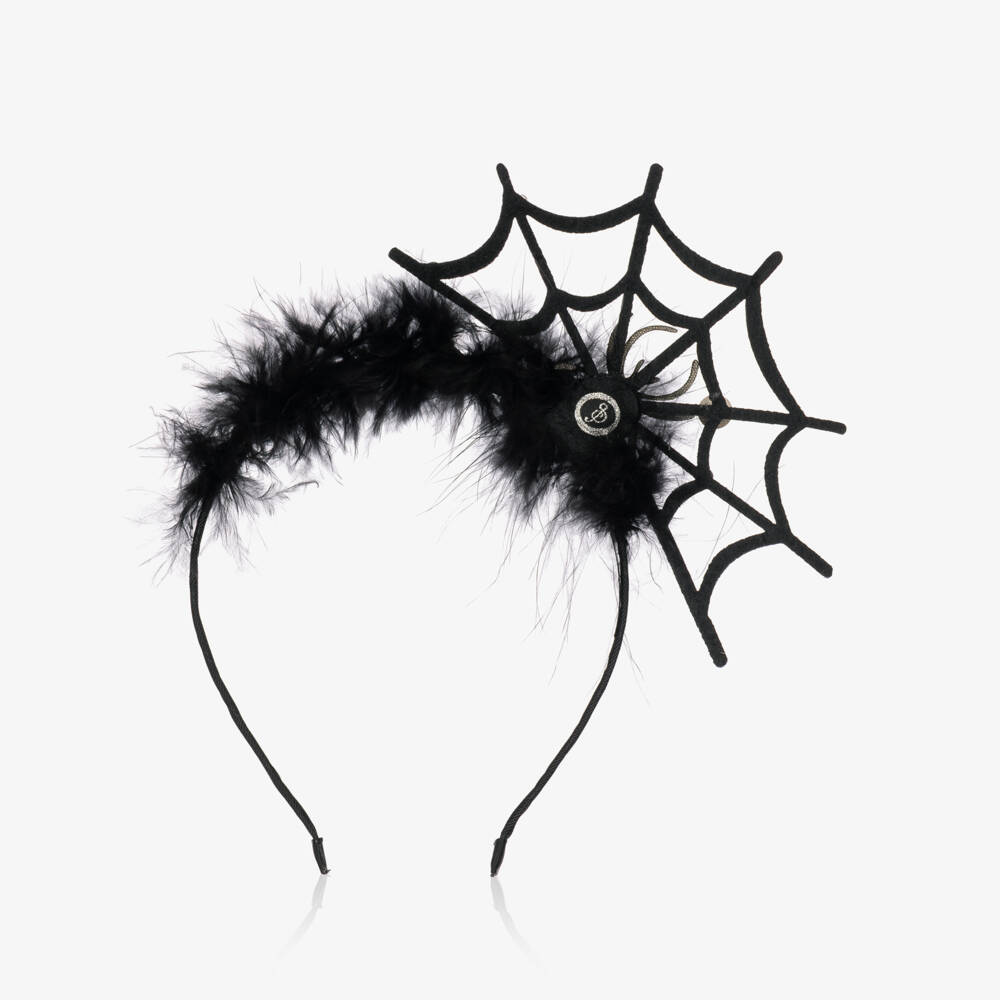 Souza-Girls Black Spider Web Hairband | Childrensalon