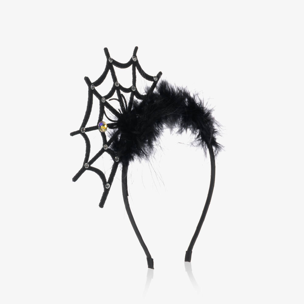 Souza-Girls Black Spider Web Hairband | Childrensalon