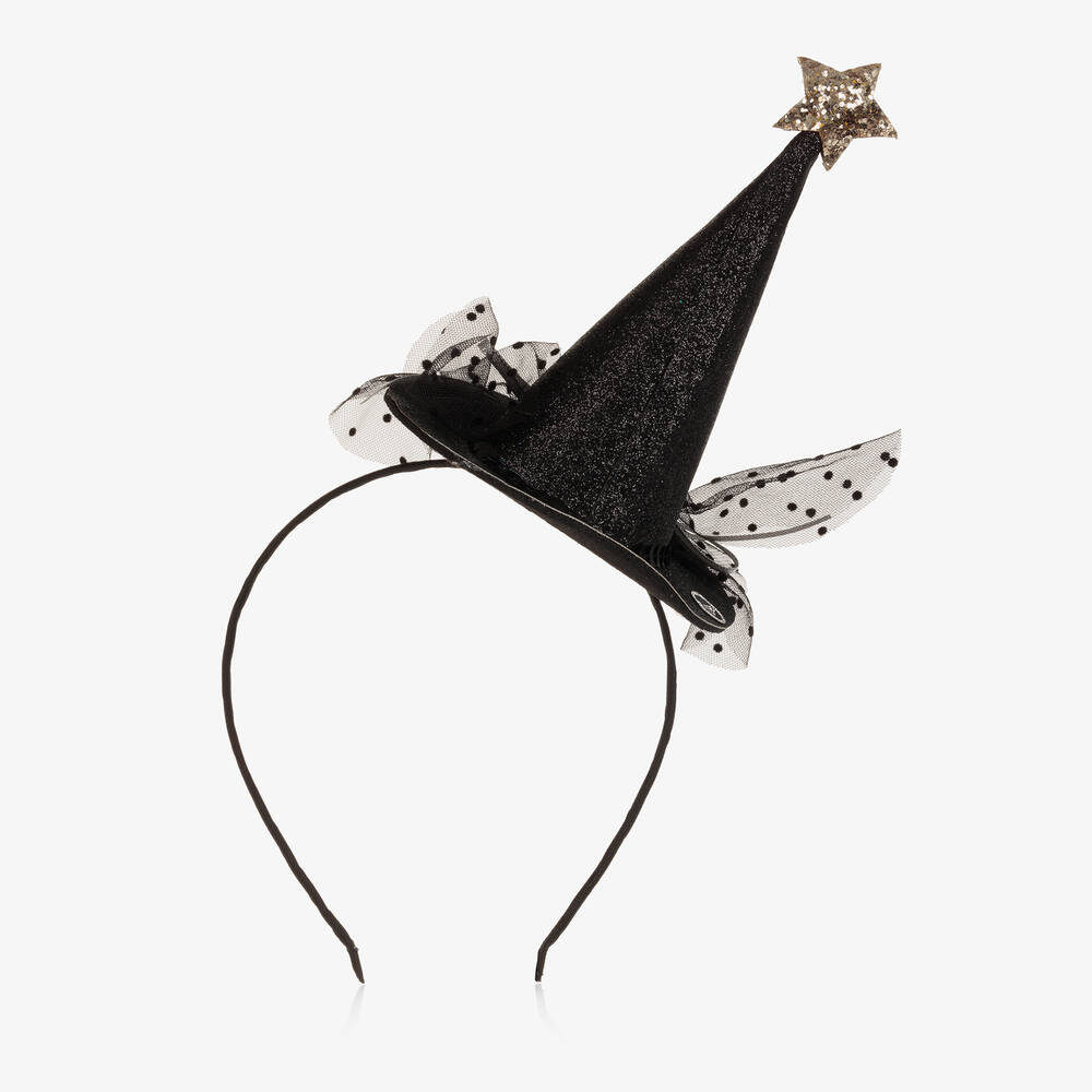 Souza-Girls Black Witch Hat Hairband | Childrensalon