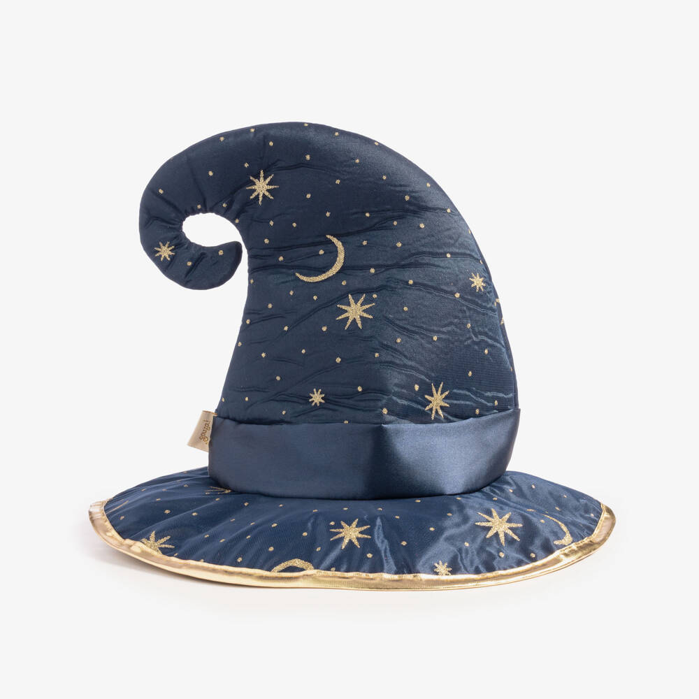 Souza-Girls Blue & Gold Wizard Costume Hat | Childrensalon