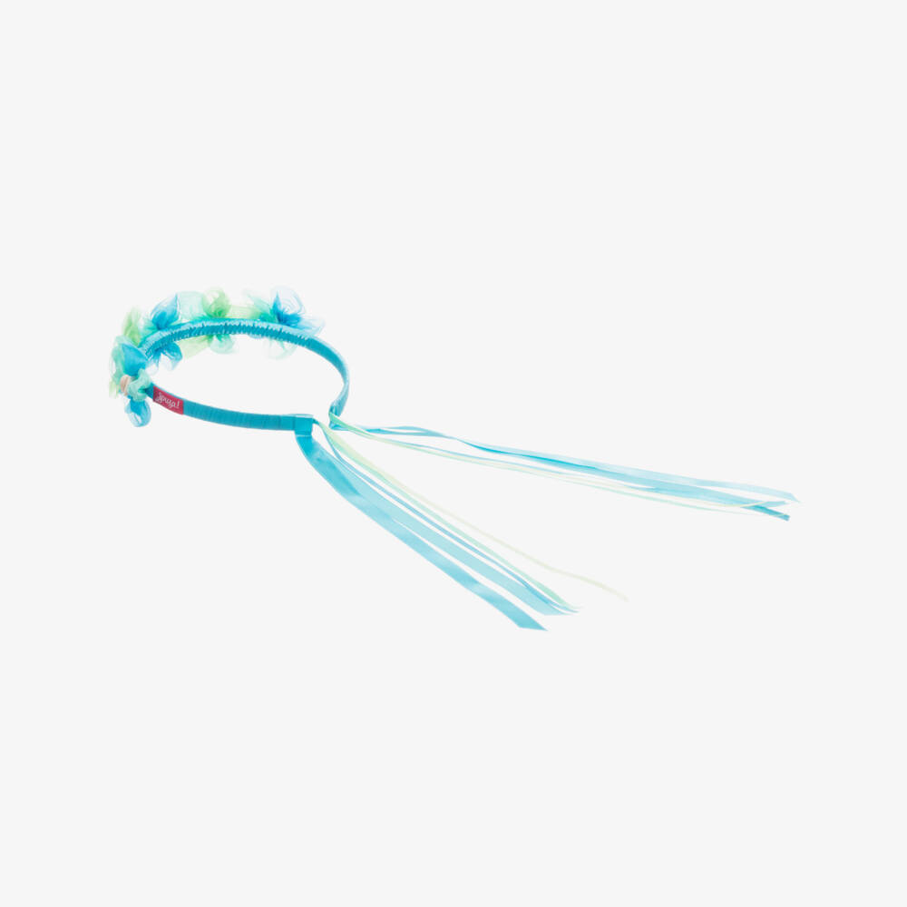 Souza-Girls Blue Mermaid Garland Hairband | Childrensalon