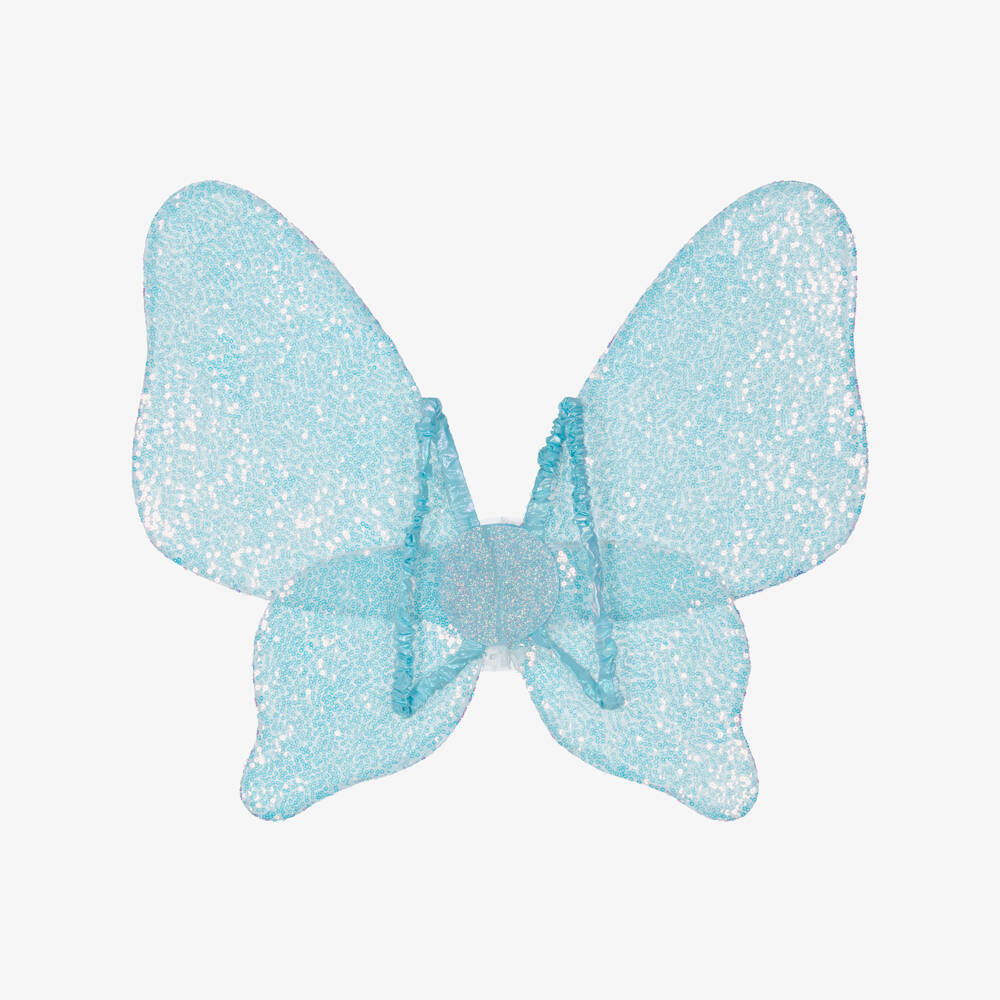 Souza-Girls Blule Sequin Butterfly Wings | Childrensalon