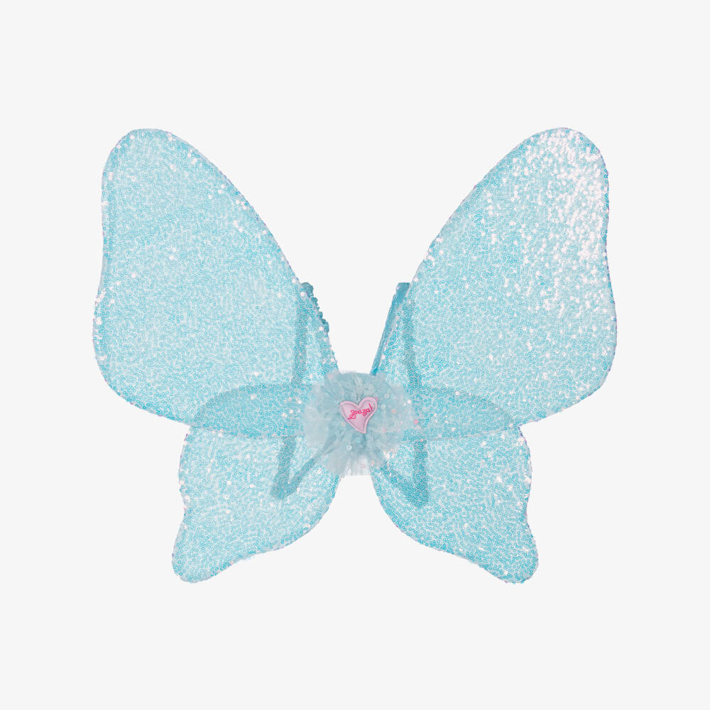 Souza-Girls Blule Sequin Butterfly Wings | Childrensalon