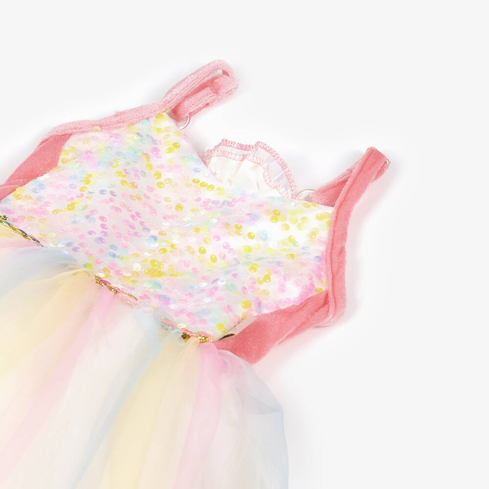 Souza-Girls Pastel Coloured Fairy Costume Dress with Wings | Childrensalon