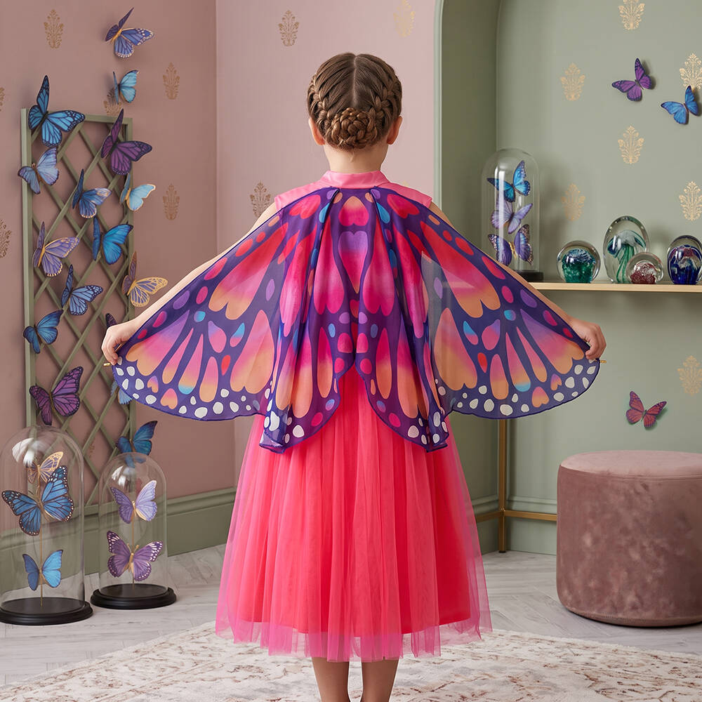 Souza-Girls Pink Butterfly Costume with Wings | Childrensalon