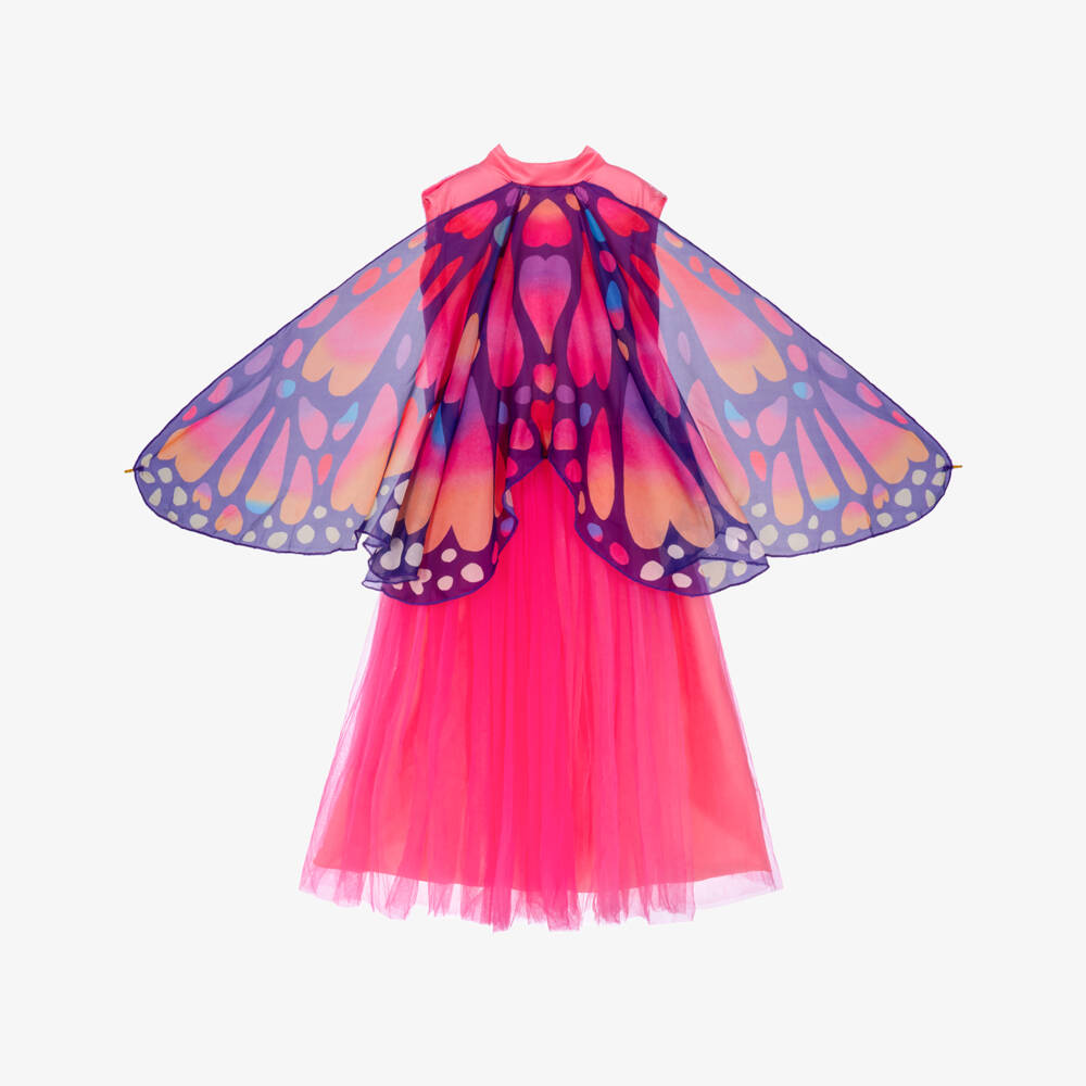 Souza-Girls Pink Butterfly Costume with Wings | Childrensalon