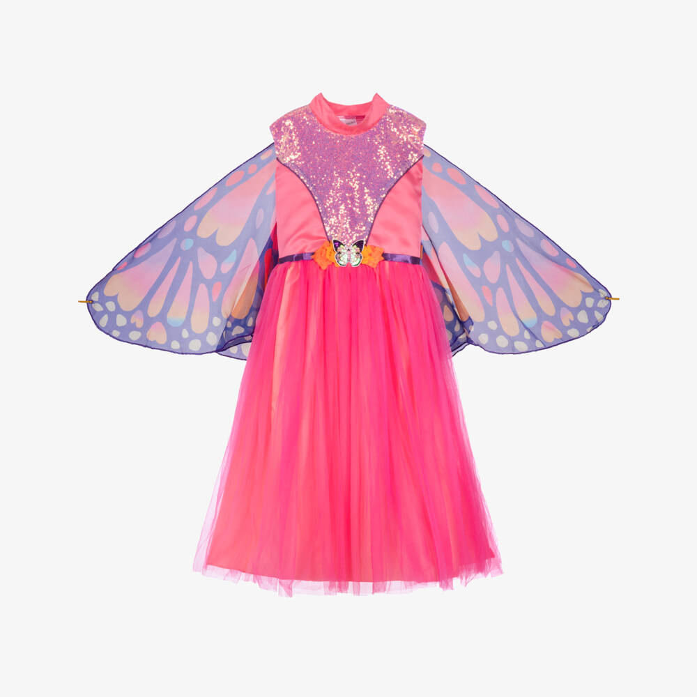 Souza-Girls Pink Butterfly Costume with Wings | Childrensalon