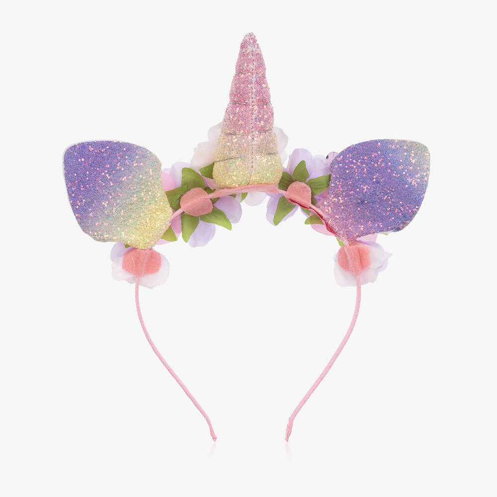 Souza-Girls Pink Sparkly Unicorn Hairband | Childrensalon