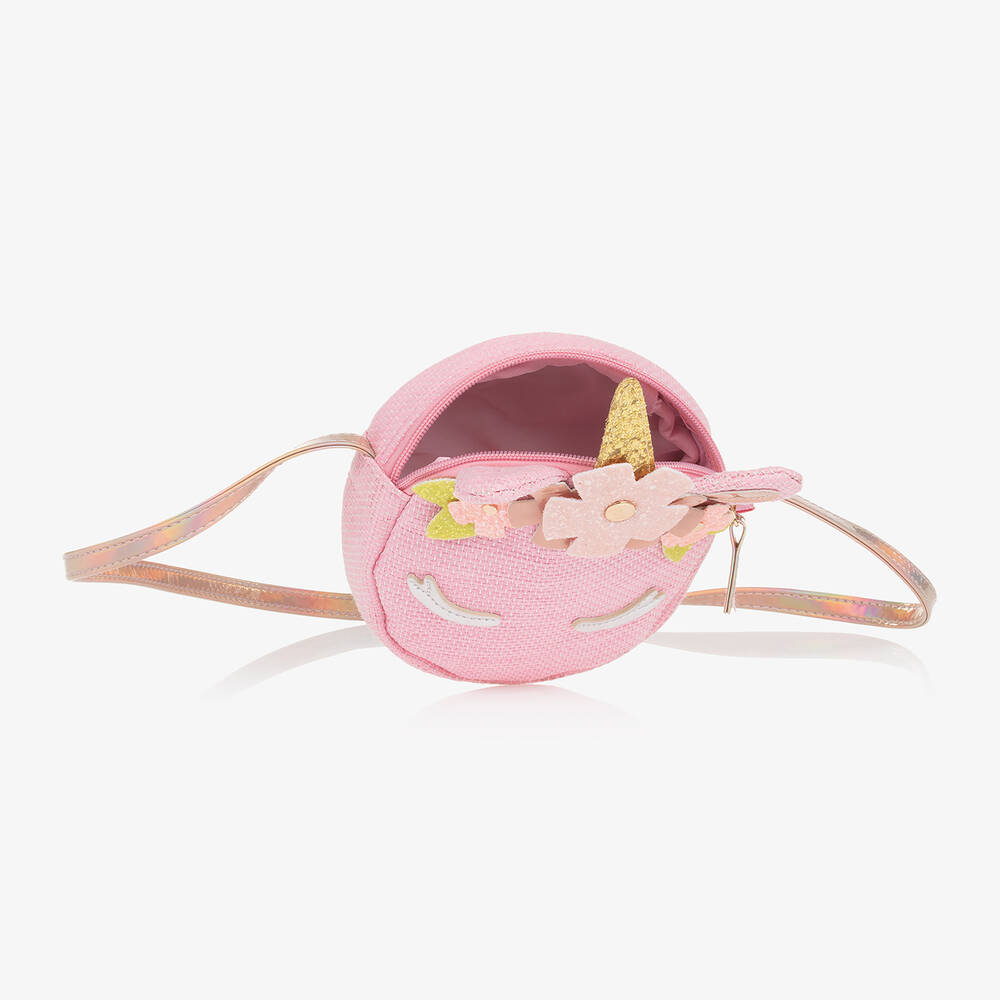 Souza-حقيبة كتف يونيكورن لون زهري للبنات (15 سم) | Childrensalon