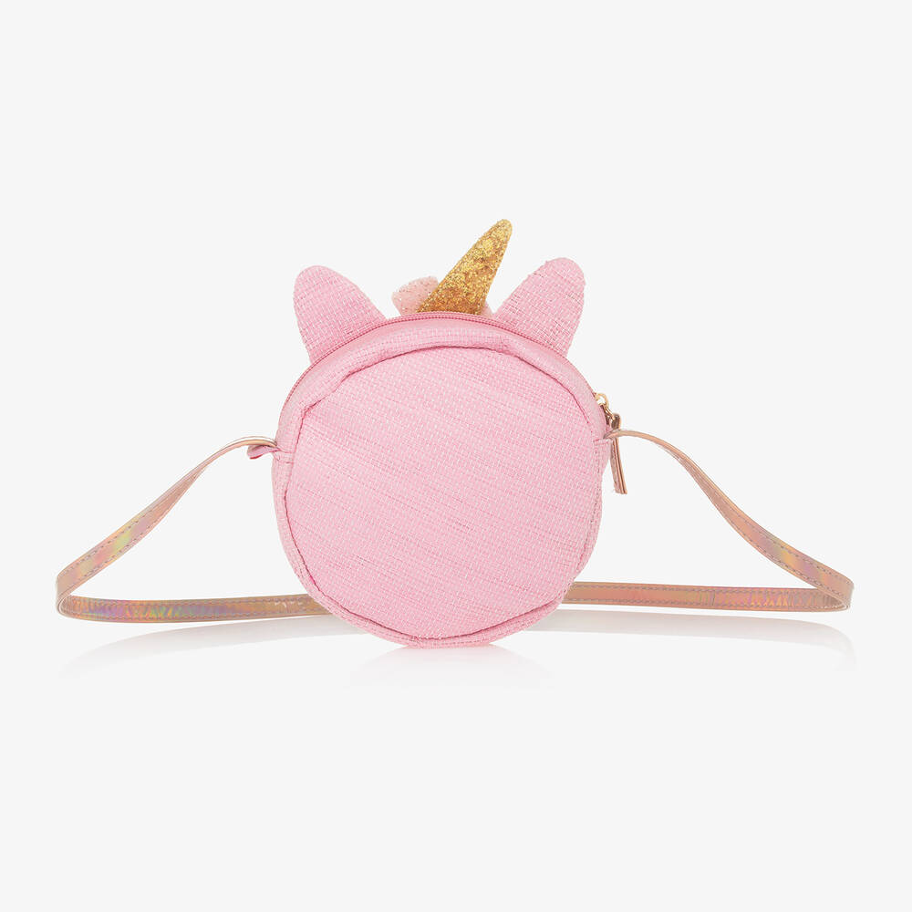 Souza-حقيبة كتف يونيكورن لون زهري للبنات (15 سم) | Childrensalon