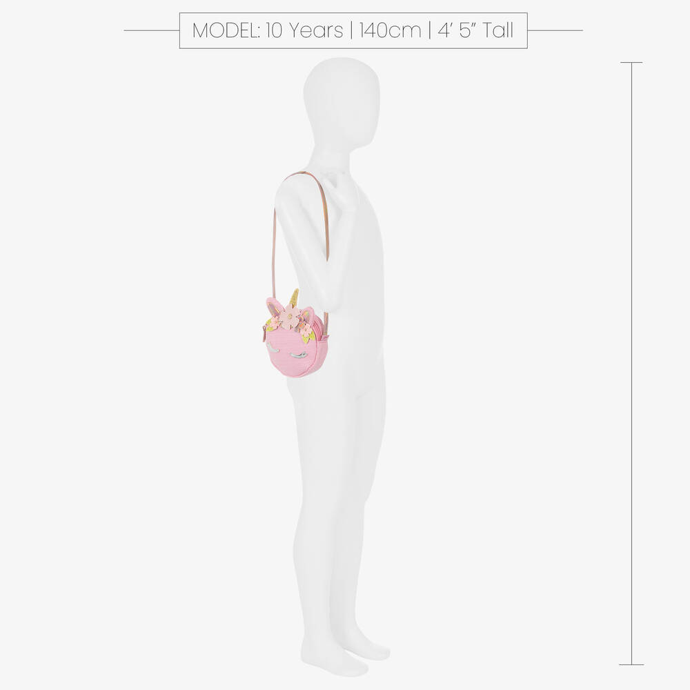 Souza-حقيبة كتف يونيكورن لون زهري للبنات (15 سم) | Childrensalon