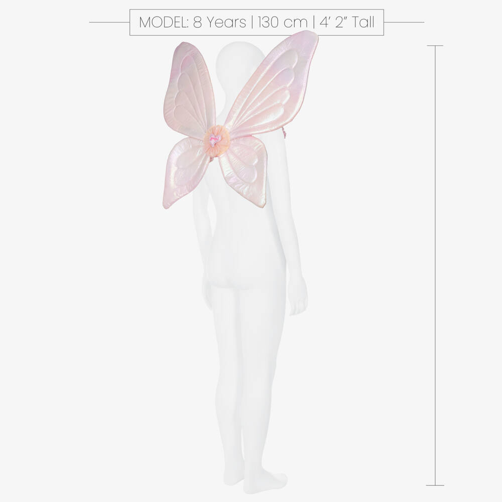 Souza-Крылья бабочки мерцающие розовые для девочек | Childrensalon