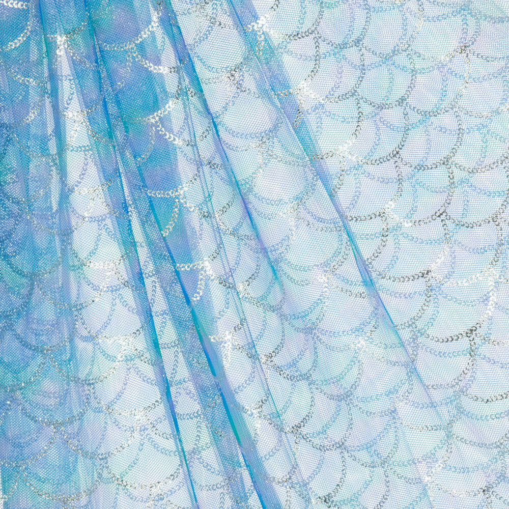 Souza-Girls Shimmery Blue Mermaid Cape Dressing-Up Set | Childrensalon