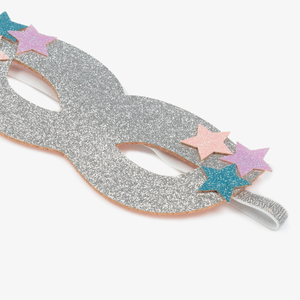 Souza-Girls Silver Sparkly Superhero Mask | Childrensalon