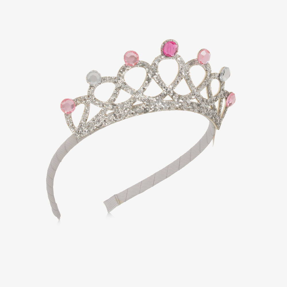 Souza-Girls Silver Tiara Hairband | Childrensalon
