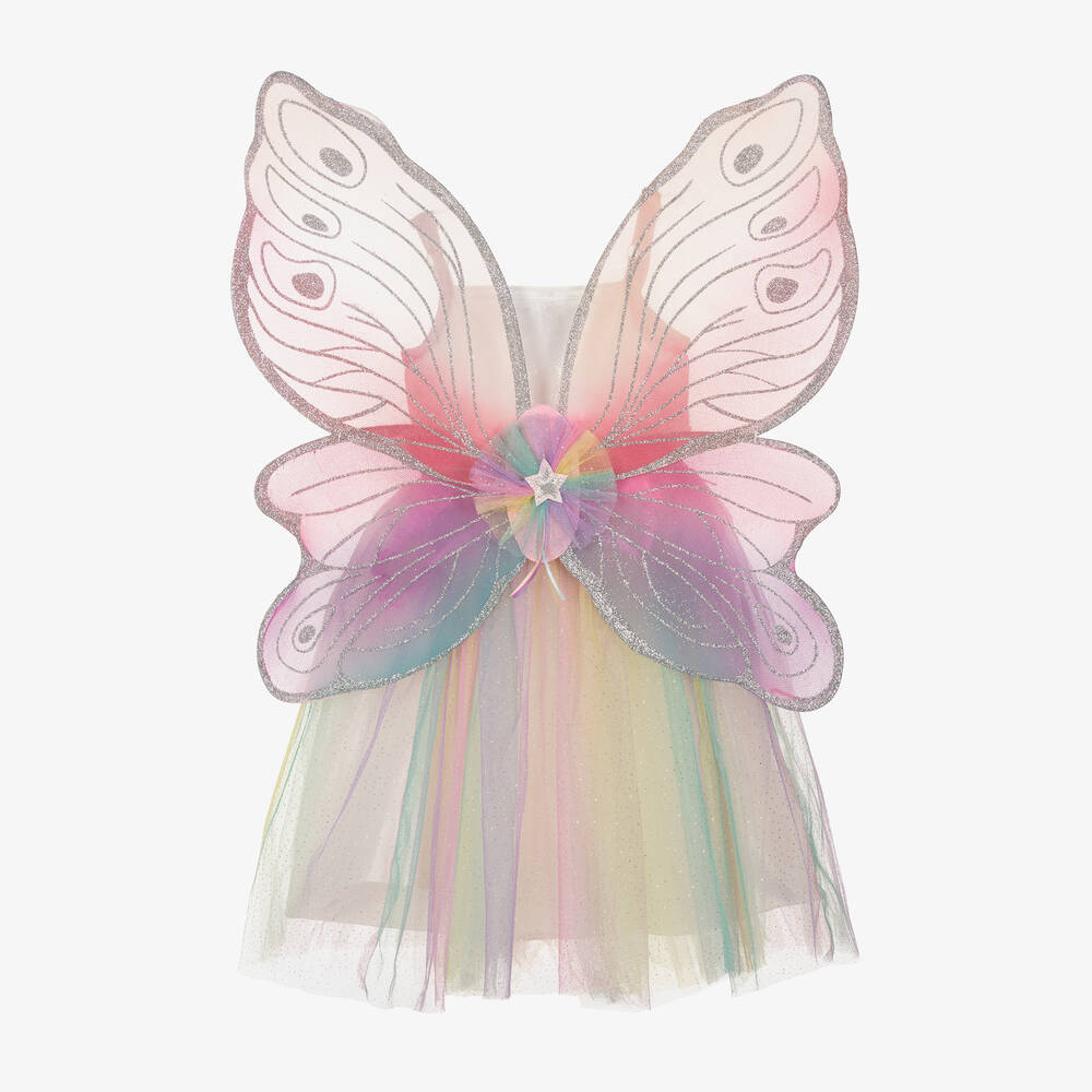Souza-Girls White & Pink Tulle Fairy Costume | Childrensalon
