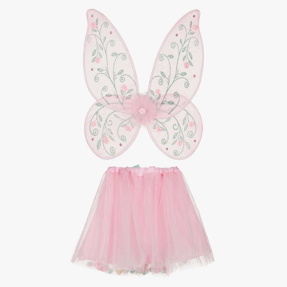 Souza-Pink Fairy Costume with Wings | Childrensalon