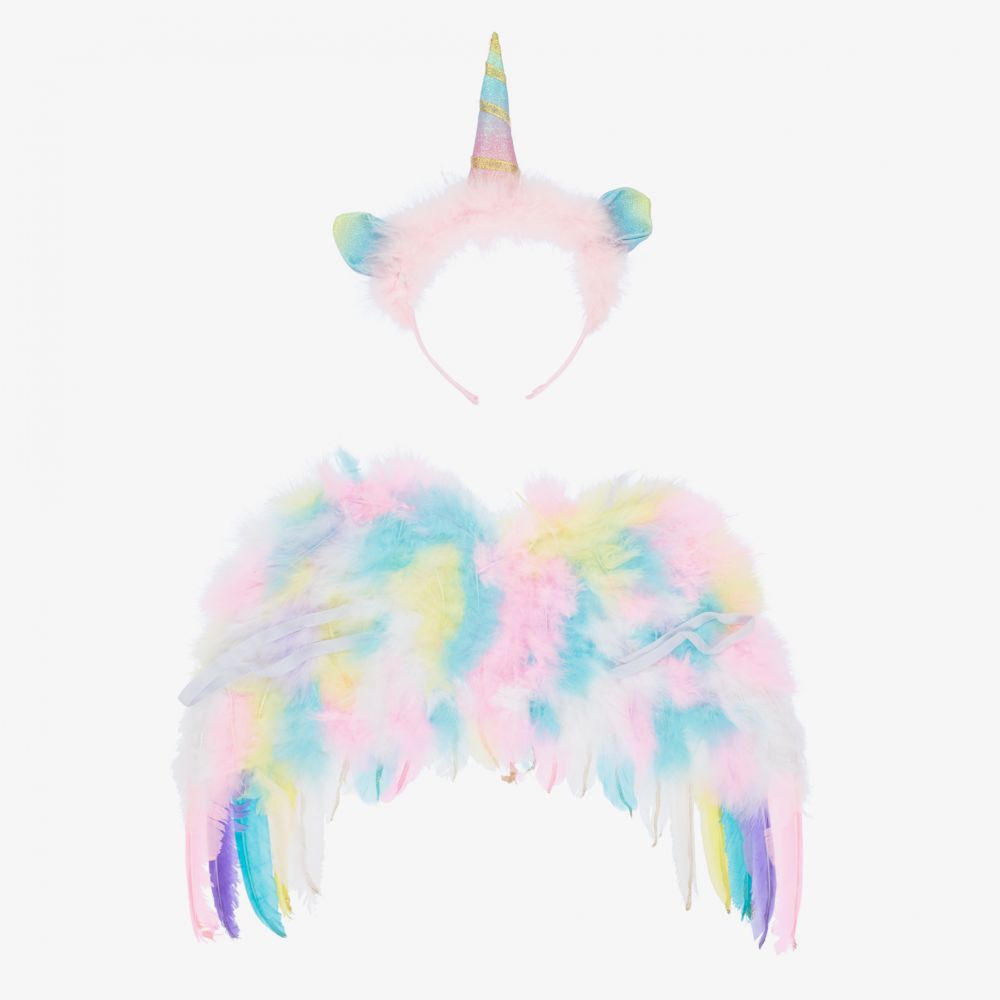 Souza-Pink Unicorn Hairband & Wings | Childrensalon