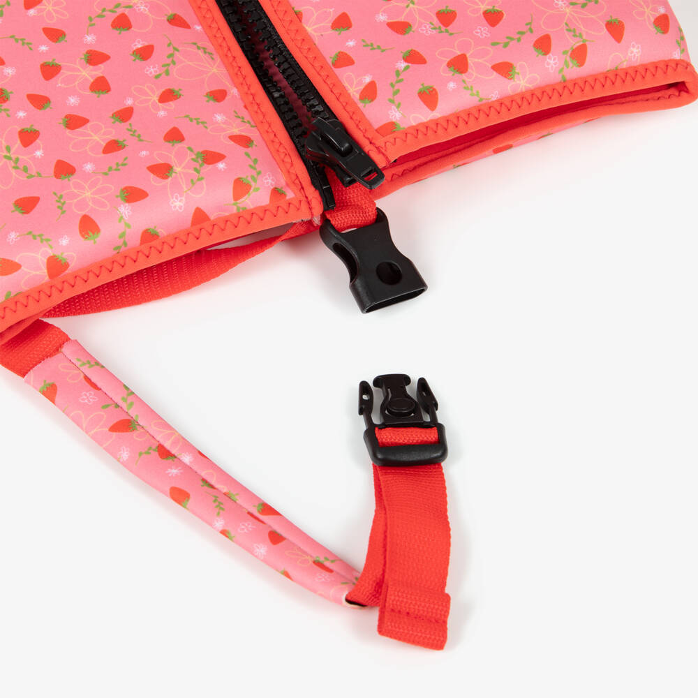 Splash About-Girls Pink Strawberry Print Float Vest | Childrensalon